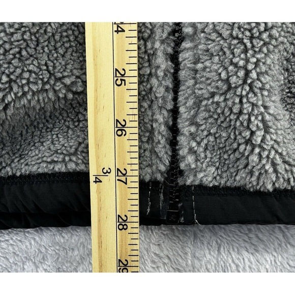 American Eagle Outfitters Sweater Mens Size Large Gray Sherpa Zip Fleece Lined - Picture 6 of 10